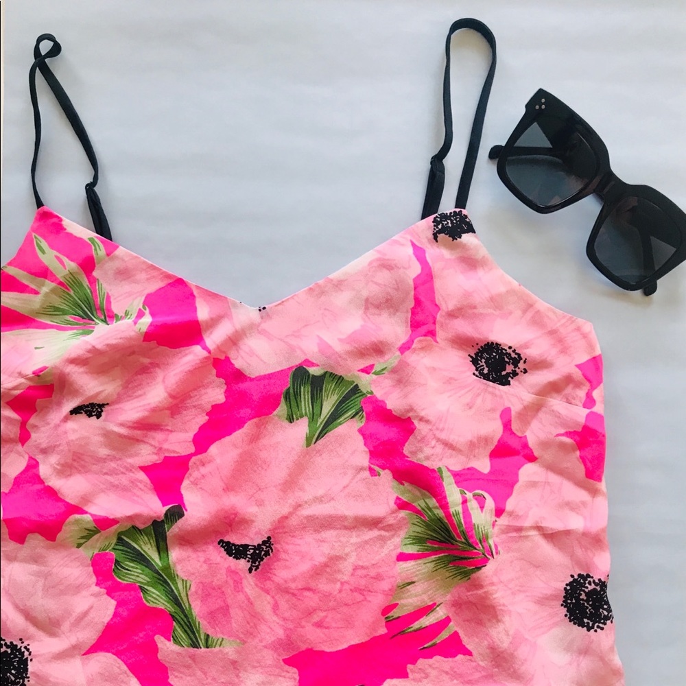French Connection Pink Floral Cami
